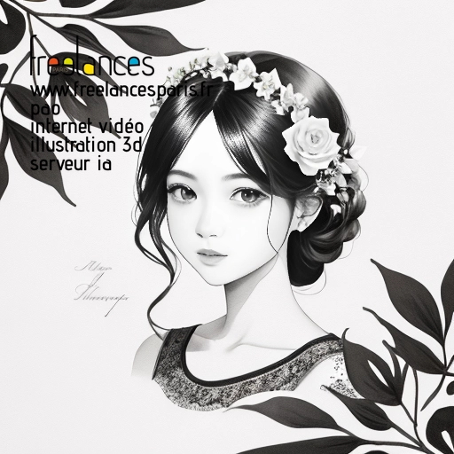 Pao mise en page internet vidéo illustration 3d serveur IA générative AI freelance paris studio de création magazines 8UQ9UU20